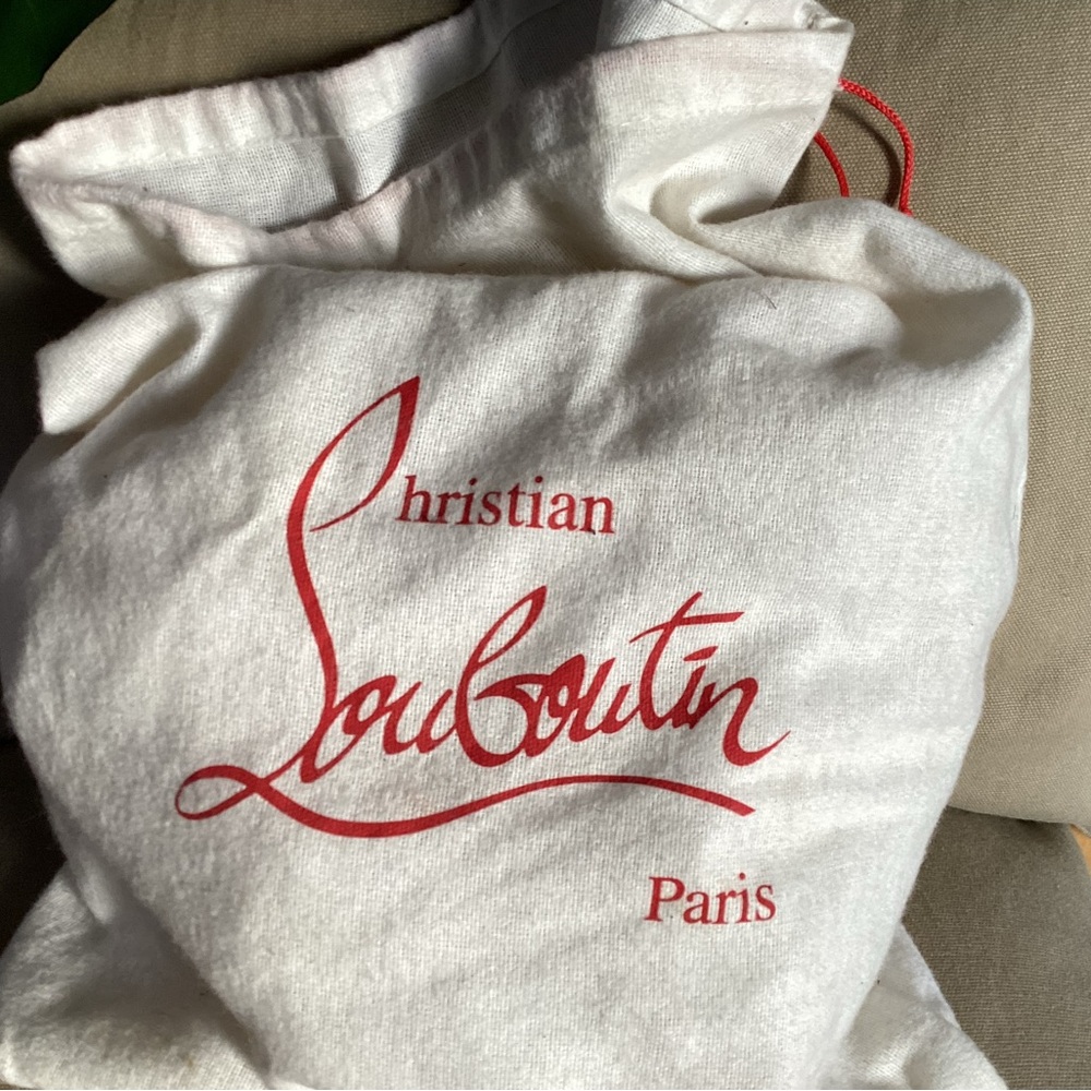Christian Louboutin Silver Shoes 9/10 - Picture 9 of 9